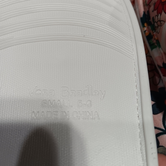 NWT Vera Bradley travel slippers with dust bag size 5-6 - Picture 4 of 4